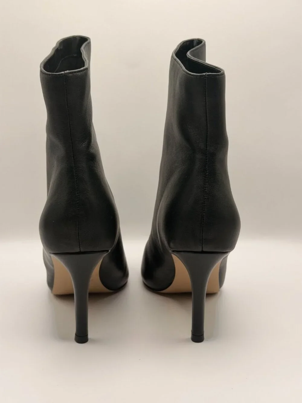 Steve Madden Women Sierah Leather Pointed Toe Heel Bootie Sz 8.5 - Picture 6 of 7